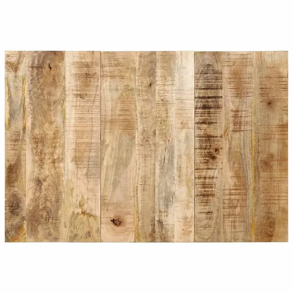 Tête de lit 120 cm bois de manguier brut massif