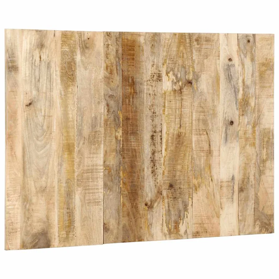 Tête de lit 120 cm bois de manguier brut massif - 3