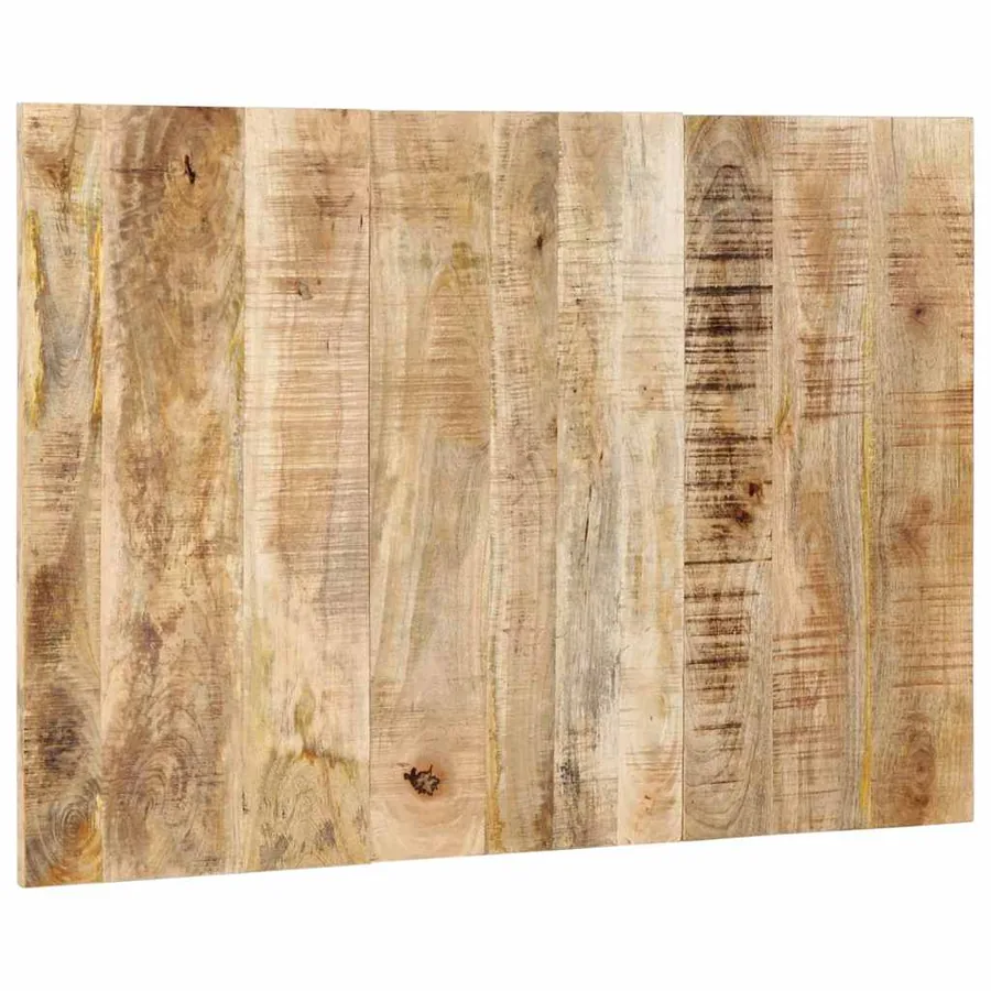 Tête de lit 120 cm bois de manguier brut massif - 4