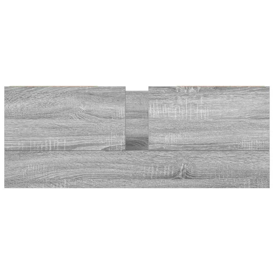 Meuble sous-vasque avec tiroirs sonoma gris 90x34,5x60cm - 9