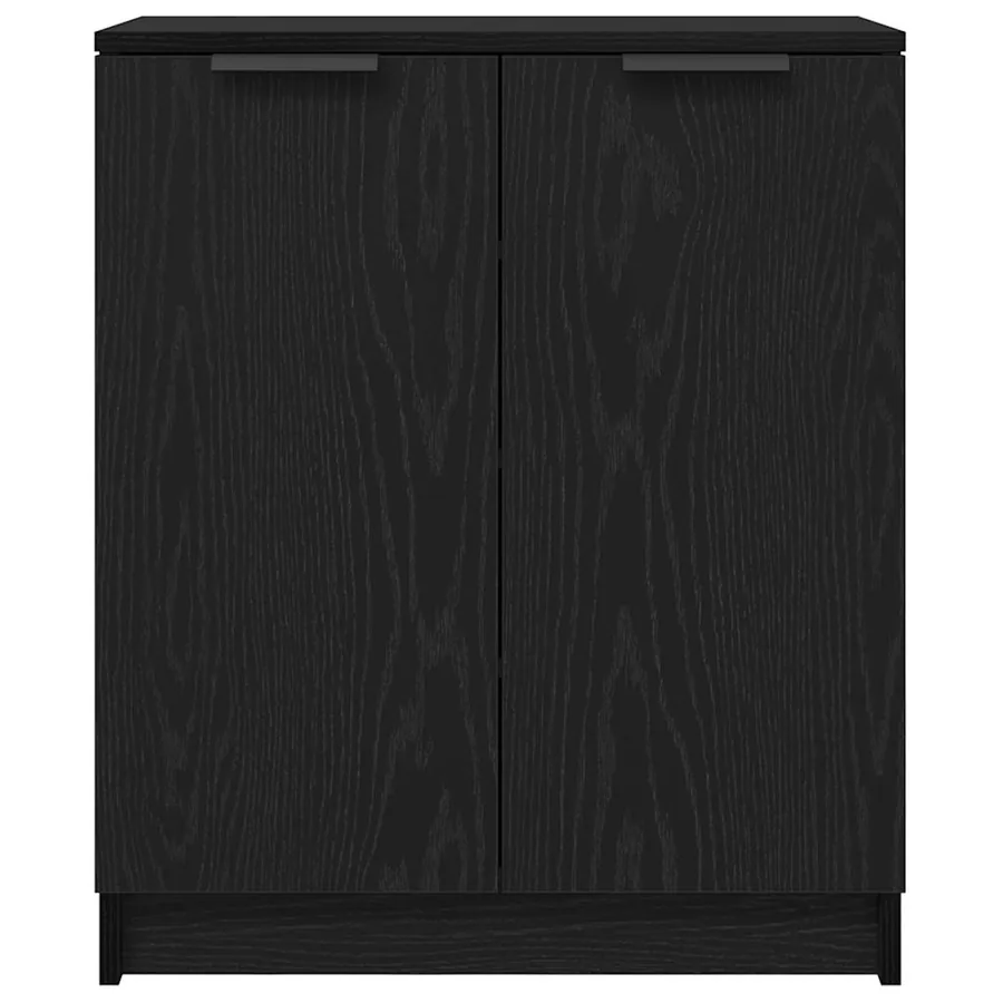 Cabinet à chaussures avec étagère Chêne noir 59 x 35 x 70 cm - 7