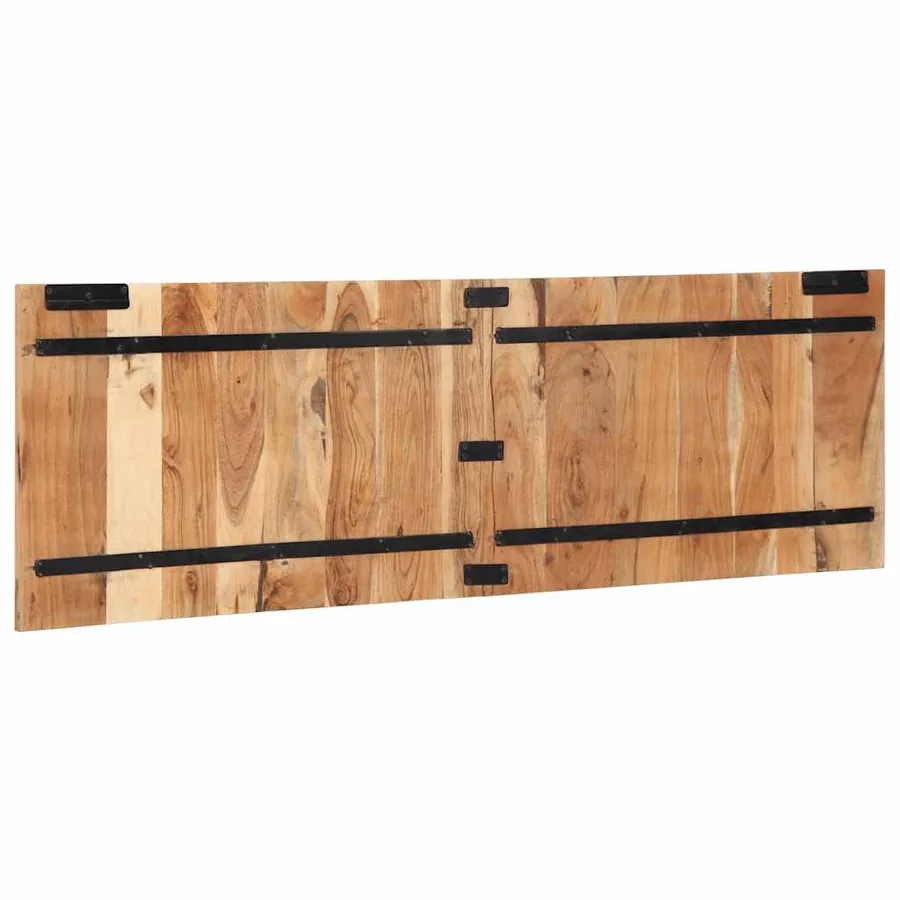 Tête de lit 160 cm bois massif d'acacia - 5
