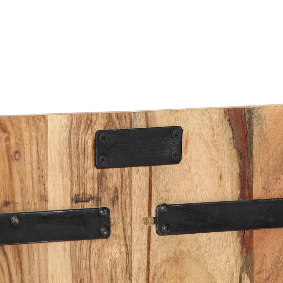 Tête de lit 160 cm bois massif d'acacia - 9