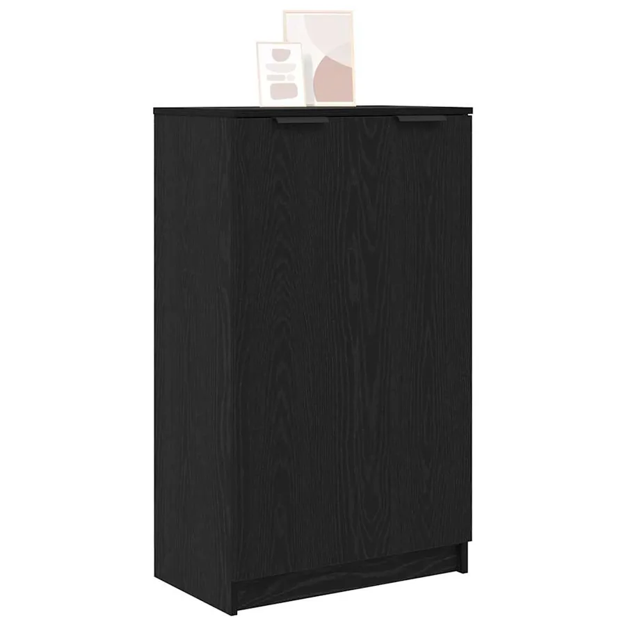 Cabinet à chaussures avec étagère Chêne noir 59 x 35 x 100 cm - 3