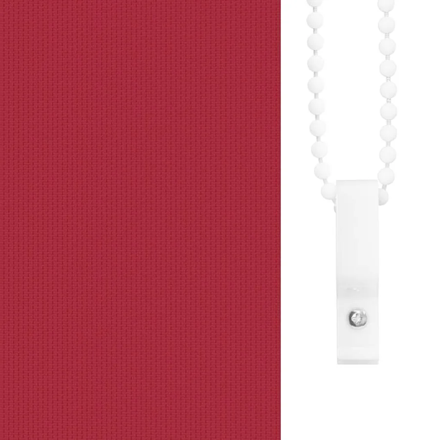Store enrouleur occultant rouge largeur du tissu 156,6 cm - 10