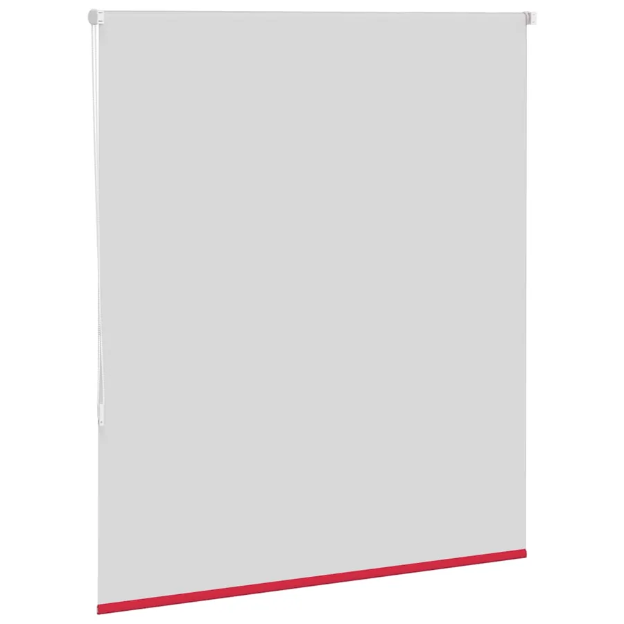 Store enrouleur occultant rouge largeur du tissu 121,6 cm - 4