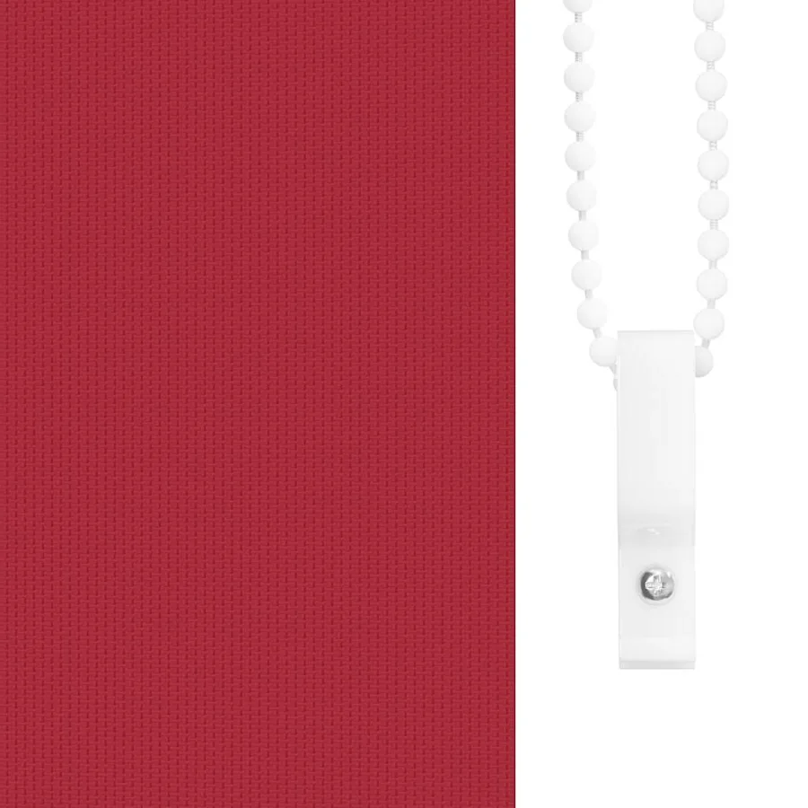 Store enrouleur occultant rouge largeur du tissu 131,6 cm - 10