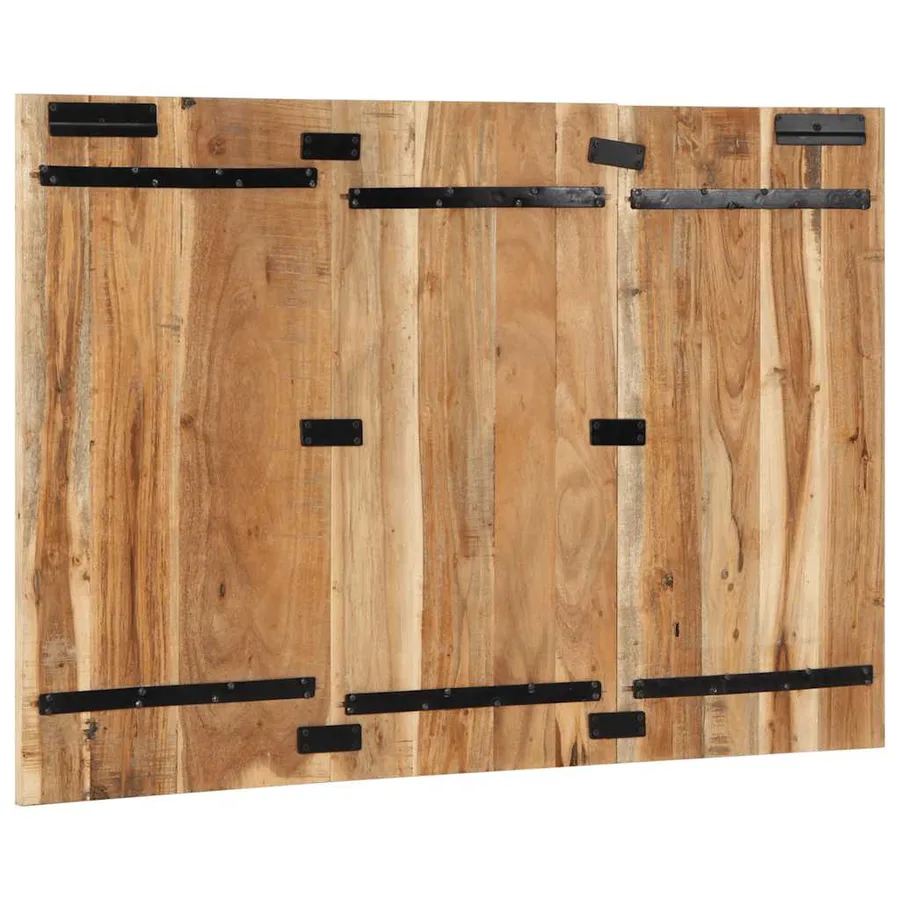 Tête de lit 120 cm bois d'acacia massif - 5