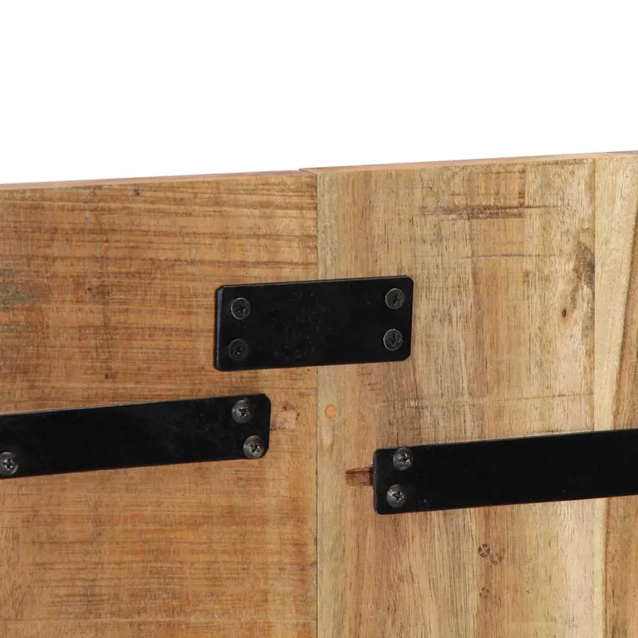 Tête de lit 120 cm bois d'acacia massif - 9