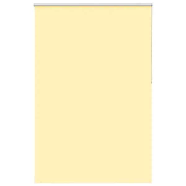 Store enrouleur occultant jaune largeur du tissu 151,6 cm