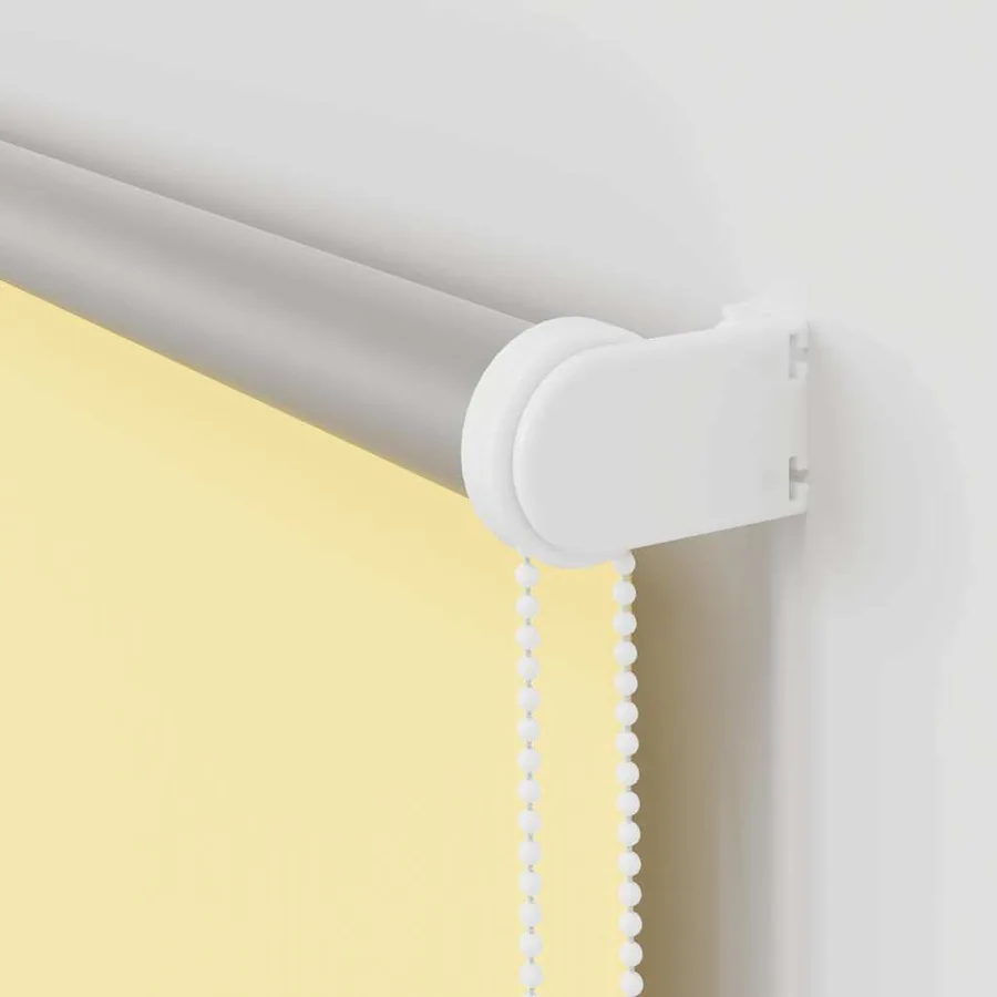 Store enrouleur occultant jaune largeur du tissu 151,6 cm - 12