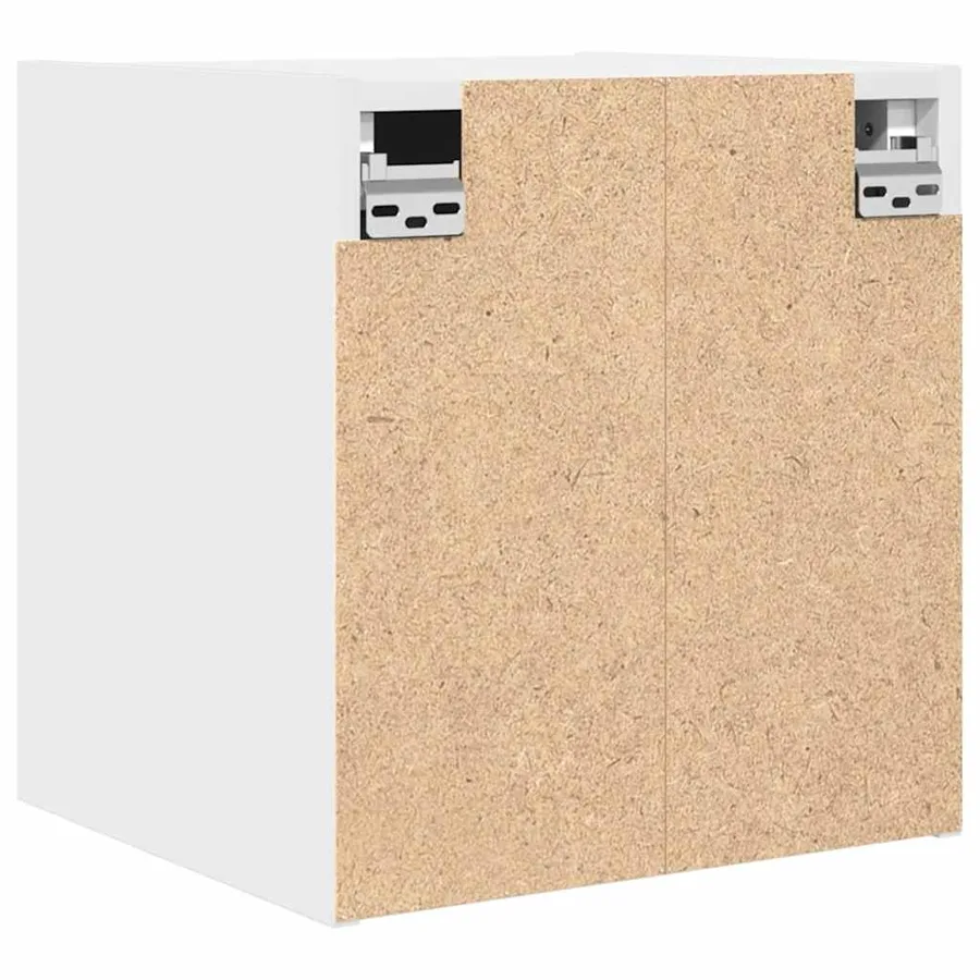 Table de chevet murale blanc 38x34x40 cm - 8