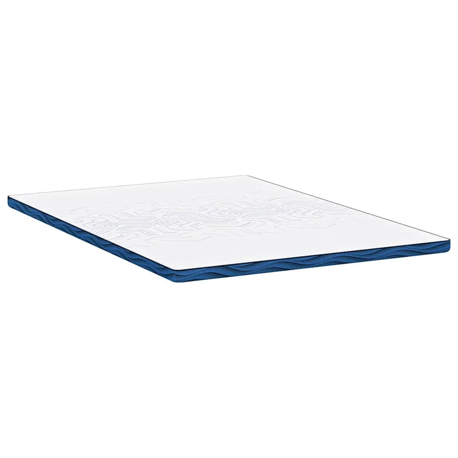 Surmatelas Blanc 140 x 200 cm Tissu jacquard - 6