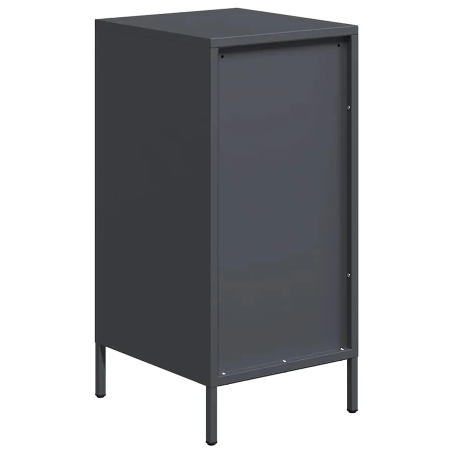 Buffet anthracite 35x39x73,5 cm acier laminé à froid - 7