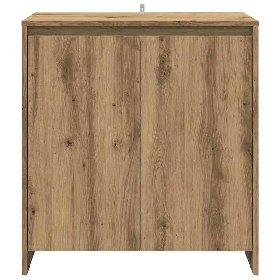 Buffet 3 pcs chêne artisanal bois d'ingénierie - 5