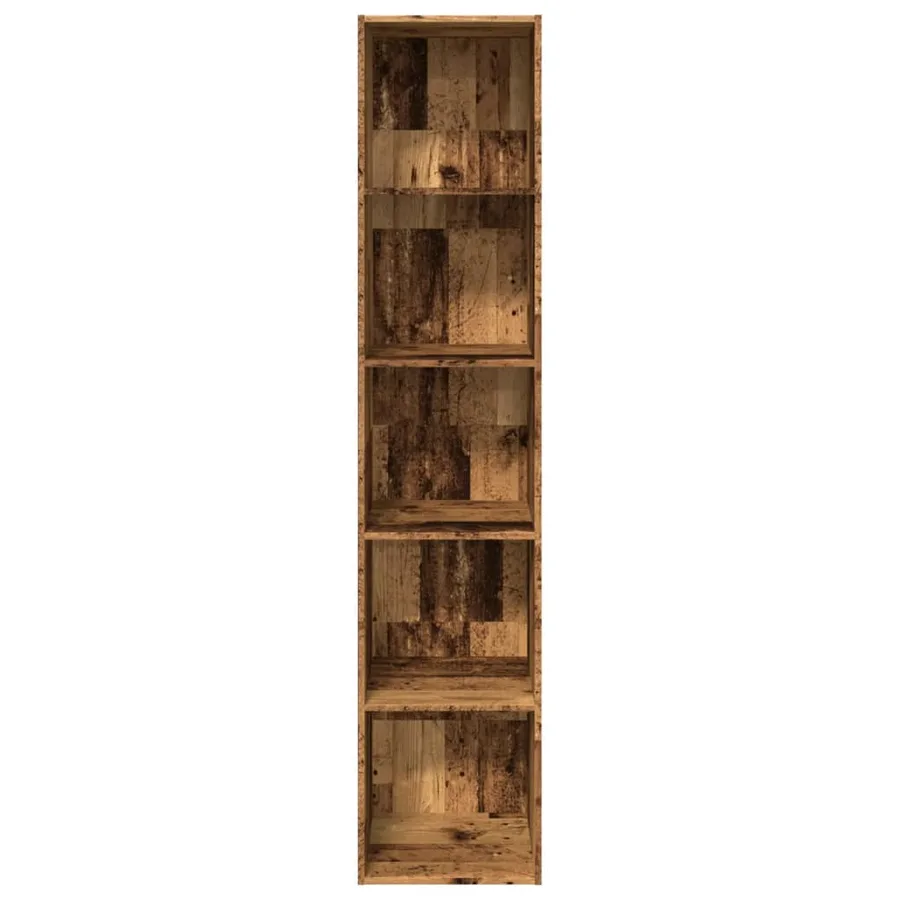 Bibliothèque vieux bois 40x30x189 cm bois d'ingénierie - 4