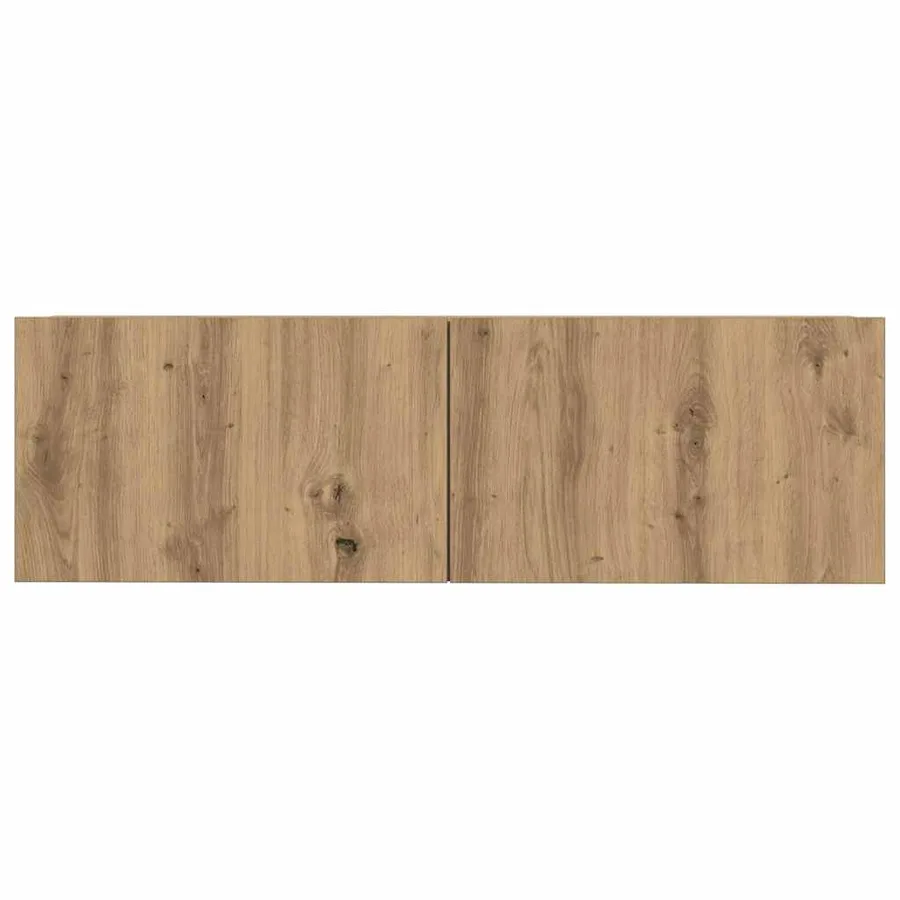 Ensemble de meuble TV mural 3 pcs chêne artisanal - 5