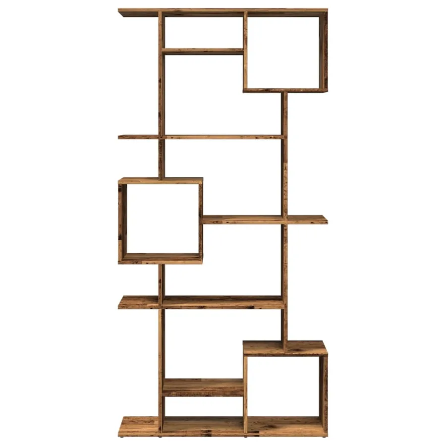 Bibliothèque vieux bois 92x29x188 cm bois d'ingénierie - 5
