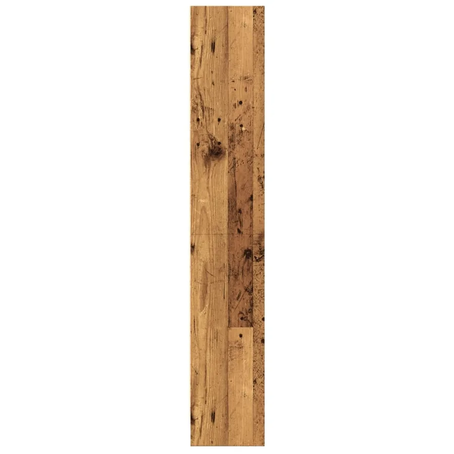 Bibliothèque vieux bois 60x24x143 cm bois d'ingénierie - 6