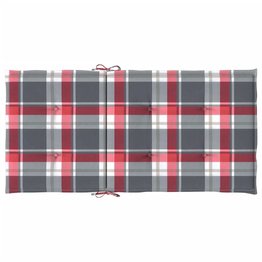 Coussins de chaise de jardin à dossier bas lot de 2 - 6