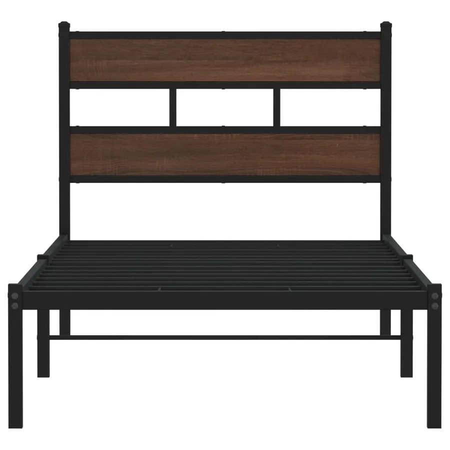 Cadre de lit sans matelas avec tête de lit 100x190 cm - 4