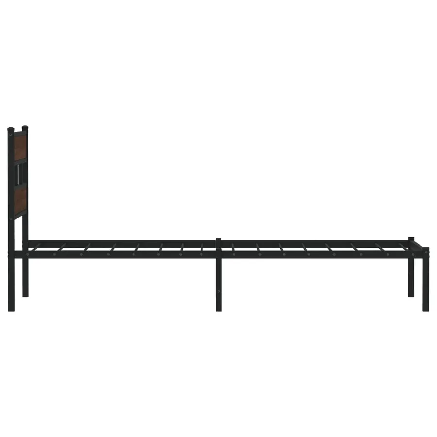 Cadre de lit sans matelas avec tête de lit 100x190 cm - 5