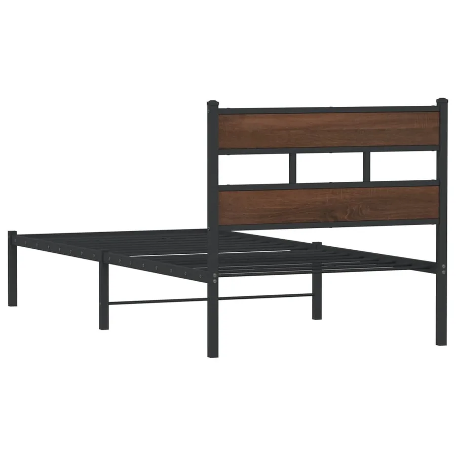 Cadre de lit sans matelas avec tête de lit 100x190 cm - 6