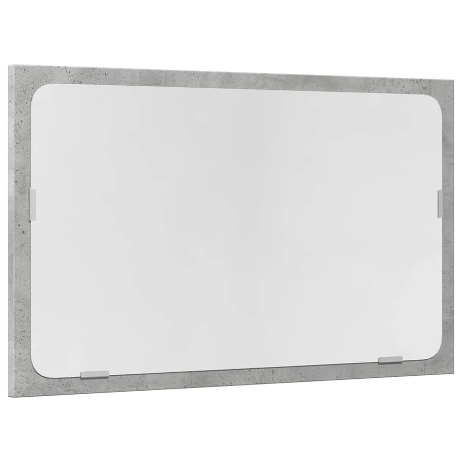 Ensemble de meubles de salle de bain 2 pcs gris béton - 9