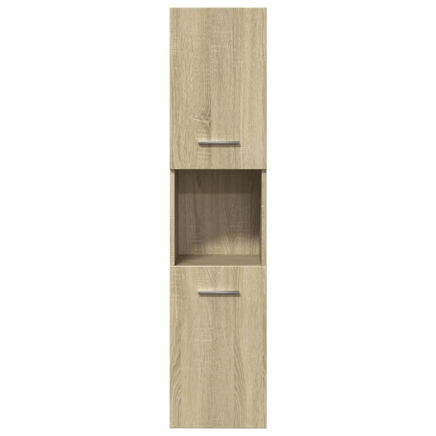 Ensemble de meubles de salle de bain 4 pcs chêne sonoma - 7