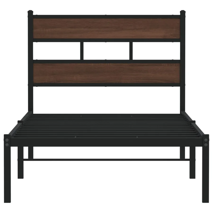 Cadre de lit sans matelas avec tête de lit 107x203 cm - 4