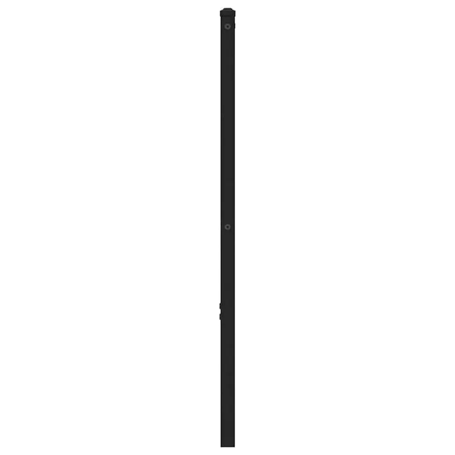 Tête de lit de remplacement chêne fumé 100 cm fer et bois d'ingénierie - 4
