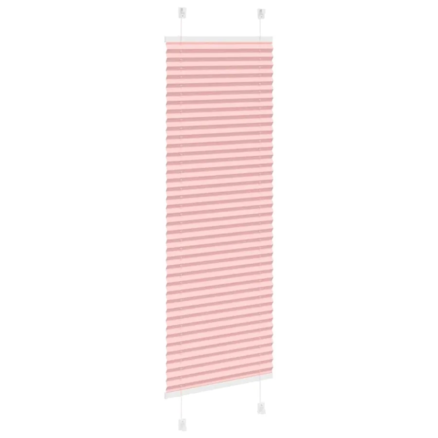 Store plissé rose 50x150 cm largeur du tissu 49,4 cm polyester - 4