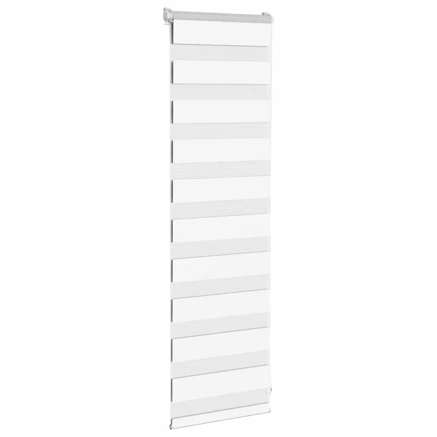 Store zèbre blanc 45x100 cm largeur du tissu 40,9 cm polyester - 3