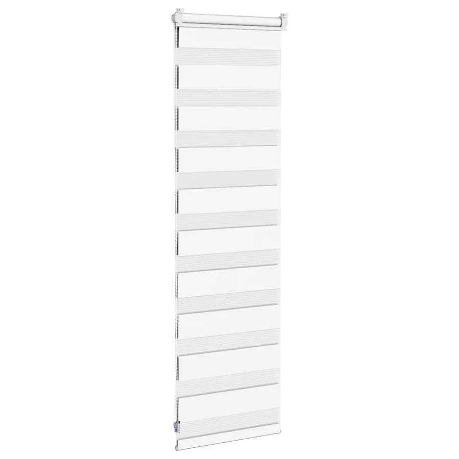 Store zèbre blanc 45x100 cm largeur du tissu 40,9 cm polyester - 4