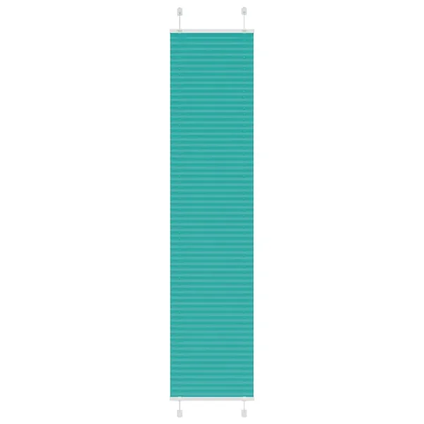 Store plissé vert pétrole 50x200 cm largeur du tissu 49,4 cm