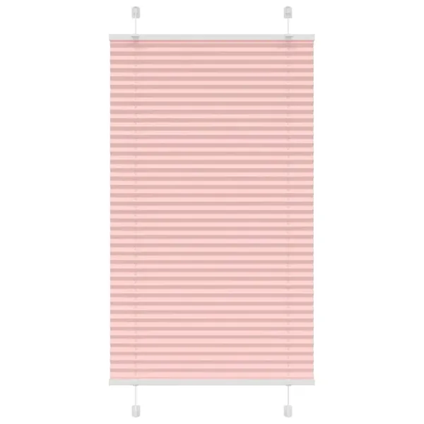 Store plissé rose 80x150 cm largeur du tissu 79,4 cm polyester
