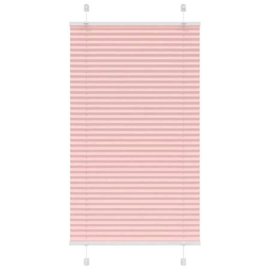 Store plissé rose 70x100 cm largeur du tissu 69,4 cm polyester