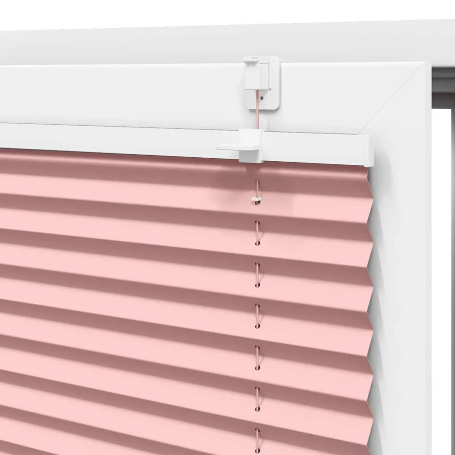 Store plissé rose 70x100 cm largeur du tissu 69,4 cm polyester - 9