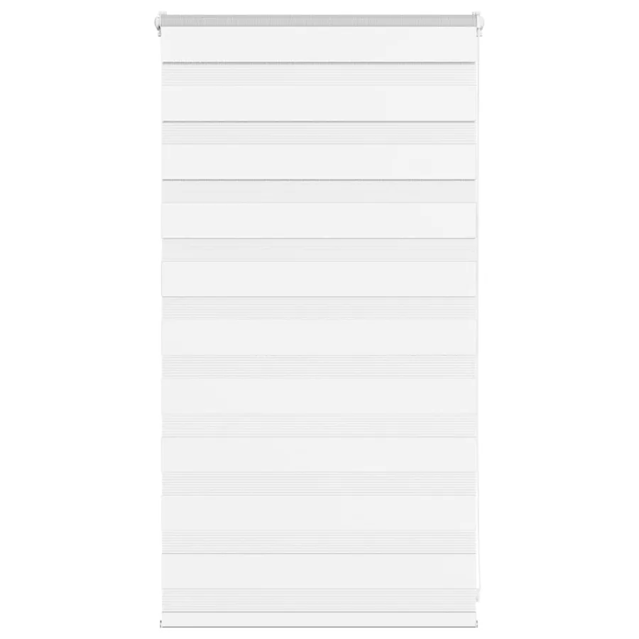 Store zèbre blanc 75x100 cm largeur du tissu 70,9 cm polyester