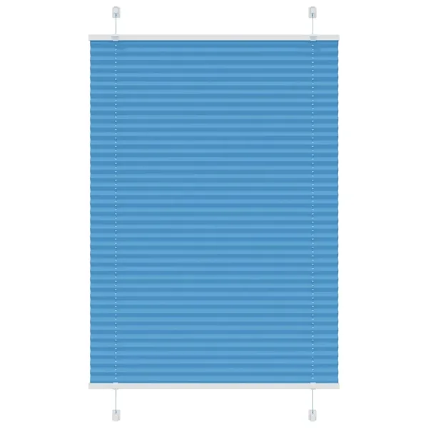 Store plissé bleu 90x100 cm largeur du tissu 89,4 cm polyester
