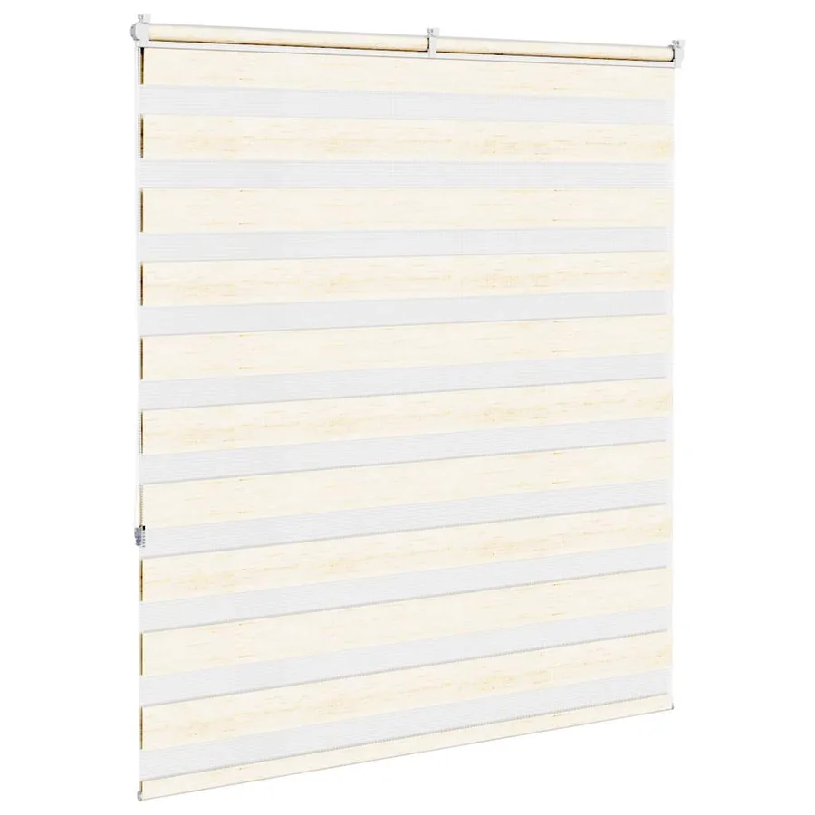 Store zèbre beige marbré largeur du tissu 120,9 cm polyester - 4