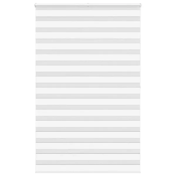 Store zèbre blanc 150x200 cm largeur du tissu 145,9cm polyester