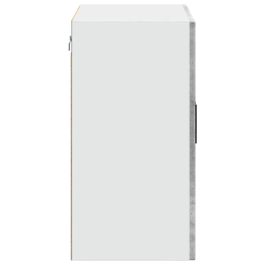 Armoire murale de cuisine avec porte en verre Porto gris béton - 8