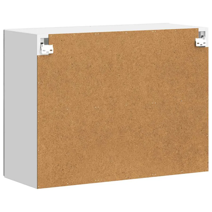 Armoire murale de cuisine avec porte en verre Porto gris béton - 9