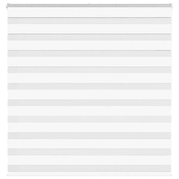 Store zèbre blanc 145x150 cm largeur du tissu 140,9cm polyester