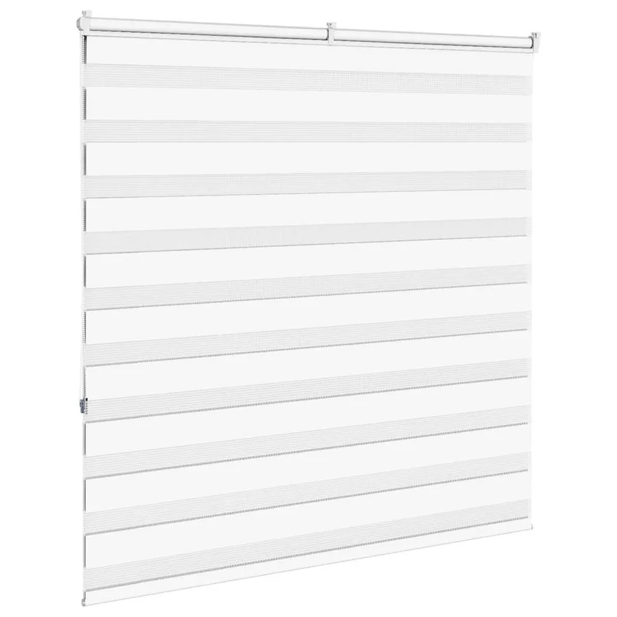 Store zèbre blanc 145x150 cm largeur du tissu 140,9cm polyester - 4