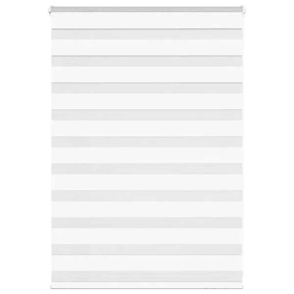 Store zèbre blanc 105x100 cm largeur du tissu 100,9cm polyester