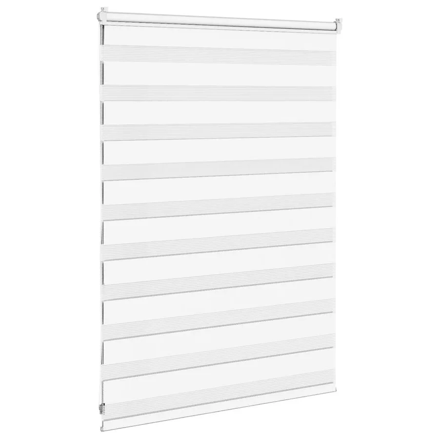 Store zèbre blanc 105x100 cm largeur du tissu 100,9cm polyester - 4