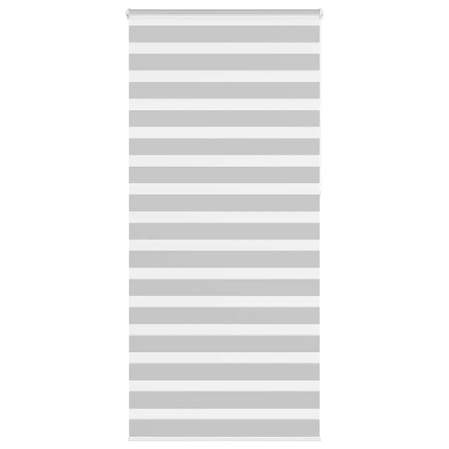 Store zèbre gris clair largeur du tissu 105,9 cm polyester