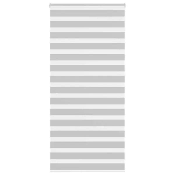 Store zèbre gris clair largeur du tissu 105,9 cm polyester